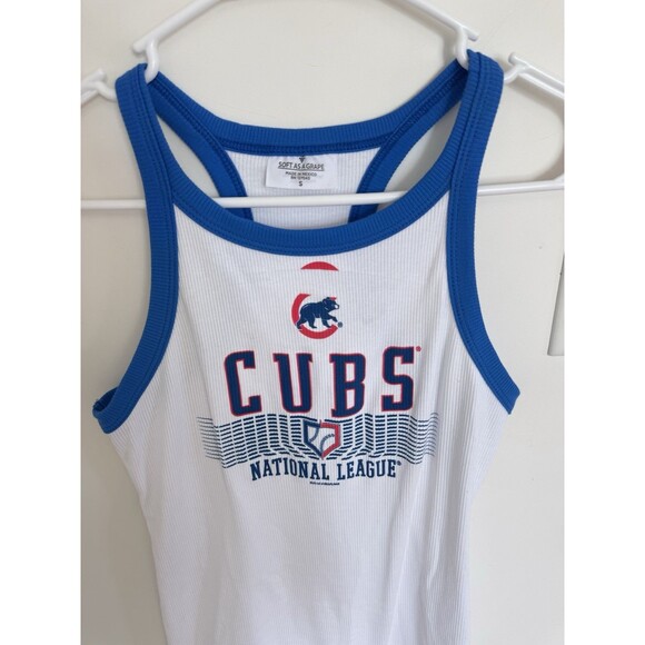 Soft As A Grape Women's Chicago Cubs Tank Top MLB Small - Picture 2 of 4
